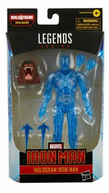 Action figure Hologram Iron Man ex Marvel di Hasbro cm.15